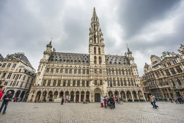 Ayuntamiento de Bruselas, Bélgica . — Foto de Stock