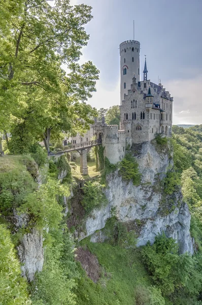 Lichtenstein kalede baden wurttemberg, Almanya — Stok fotoğraf