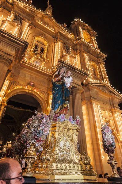 Santa Marija Assunta procession in Gudja, Malta. — Stock Photo, Image