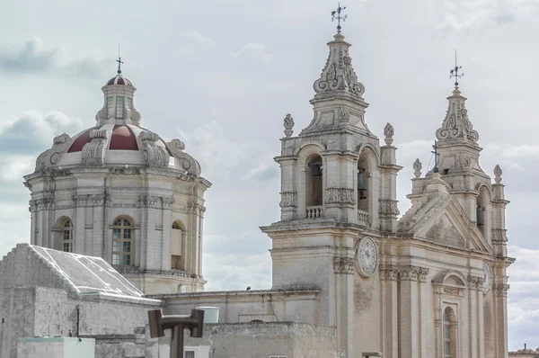 St. Pauls Kathedrale in mdina, malta — Stockfoto