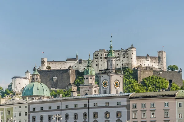 Oude stadhuis (altes rathaus) in salzburg, Oostenrijk — Stockfoto