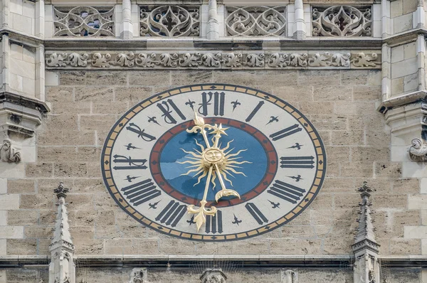 Neues Edifício Rathaus em Munique, Alemanha — Fotografia de Stock