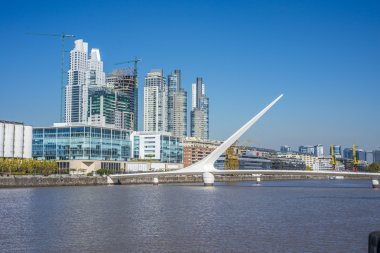 Buenos Aires 'teki Puerto Madero Bölgesi, Arjantin.