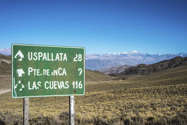 Departamento de Las Heras em Mendoza, Argentina — Fotografia de Stock