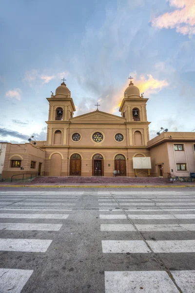 Kościół w mieście cafayate w salta, Argentyna. — Zdjęcie stockowe