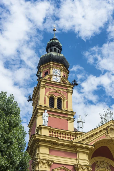 Sankt Laurentius und Stiefhuhn in innsbruck. — Stockfoto