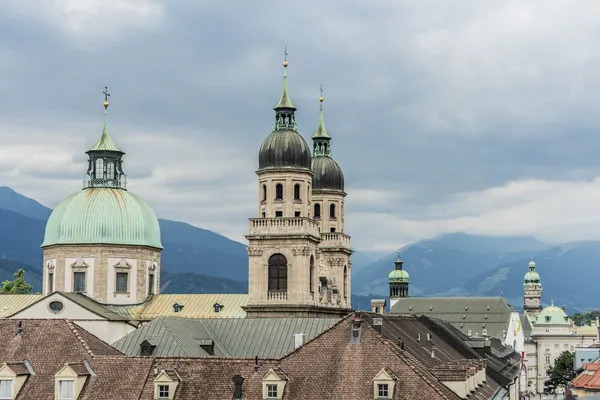 Katedra Świętego Jakuba w innsbruck, austria. — Zdjęcie stockowe