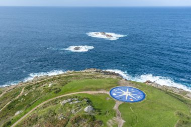 Pusula gül a coruna, Galiçya, İspanya.