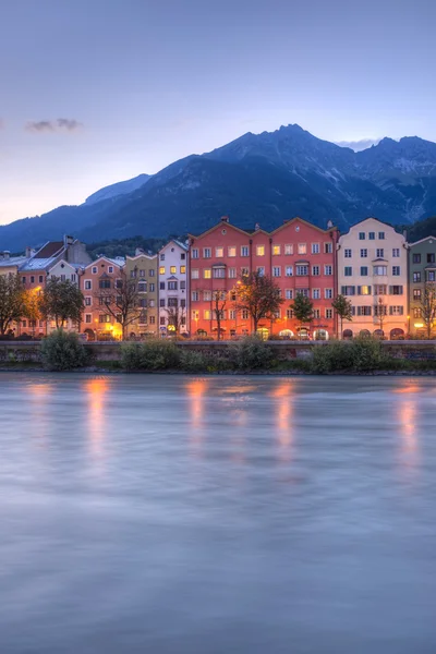 Mariahilf Street w Innsbrucku, Austria. — Zdjęcie stockowe