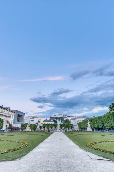 Mirabell Garden (Mirabellgarten) em Salzburgo, Áustria — Fotografia de Stock