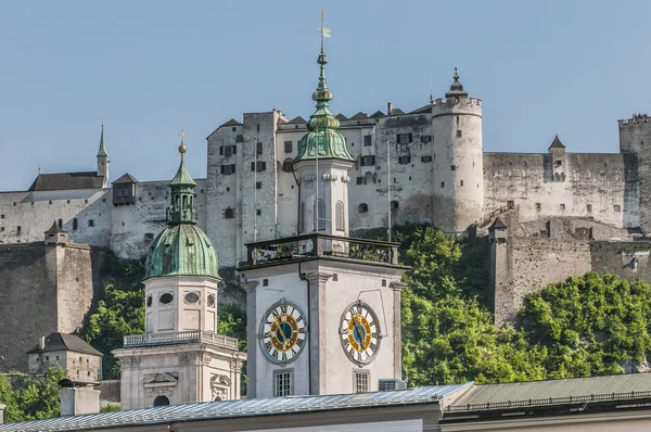 Gammalt stadshus (altes rathaus) på salzburg, Österrike — Stockfoto