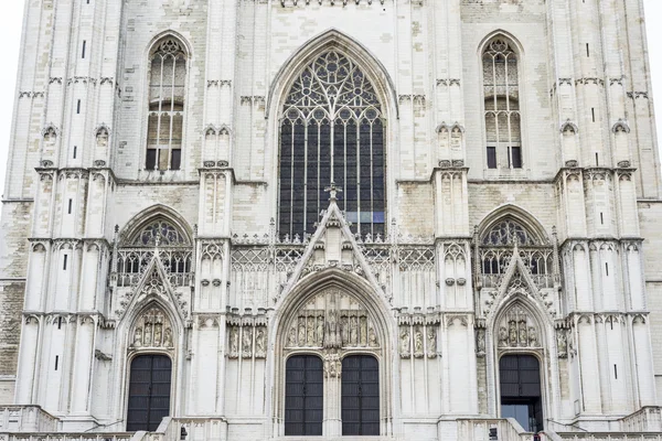 St. Michael and St. Gudula in Brussels, Belgium. — Stock Photo, Image