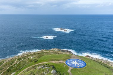 Pusula gül a coruna, Galiçya, İspanya.