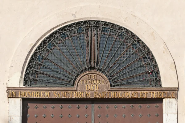 Biserica Sant Bartomeu i Santa Tecla din Sitges, Spania — Fotografie, imagine de stoc