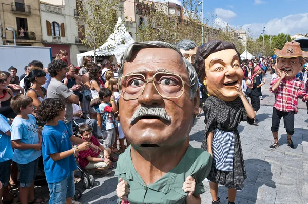 Cercavila Festa Major Vilafranca del Penedes — Stockfoto