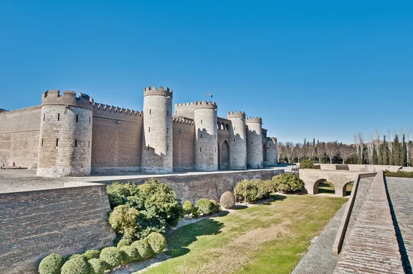 Aljaferia ανάκτορο της Σαραγόσα, Ισπανία — Φωτογραφία Αρχείου