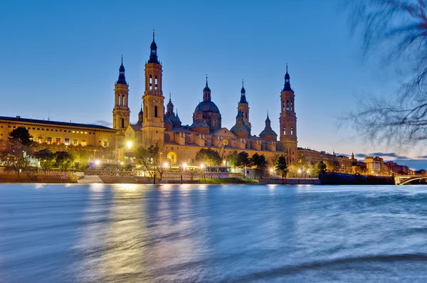 Basilica di Nostra Signora del Pilastro a Saragozza, Spagna — Foto Stock