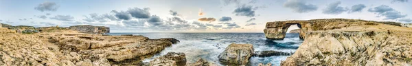 Janela Azure em Gozo Island, Malta . — Fotografia de Stock