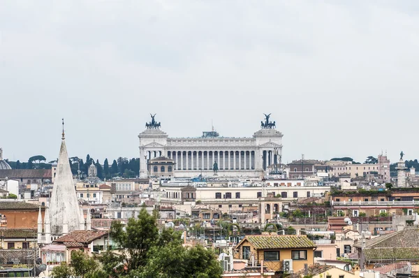 Εθνικό μνημείο να Βίκτωρ Εμμανουήλ στη Ρώμη, Ιταλία. — Φωτογραφία Αρχείου