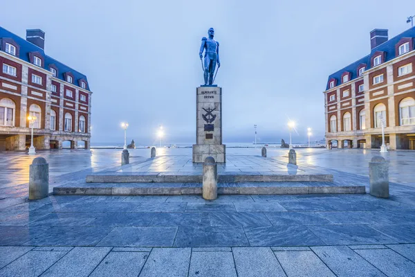 Площадь Альмиранте Браун в Мар дель Плата, Аргентина — стоковое фото