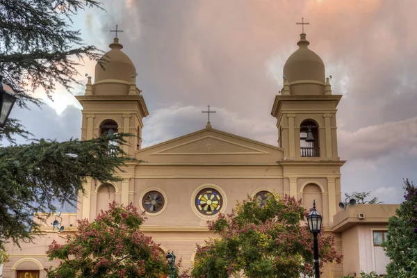 Kyrkan i cafayate i salta argentina. — Stockfoto