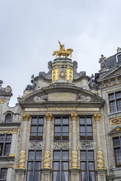 Guildhalls στο Γκραν Πλας στις Βρυξέλλες, Βέλγιο. — Φωτογραφία Αρχείου