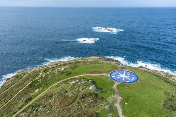 Compass rose in A Coruna, Galicia, Spain. — Stock Photo, Image