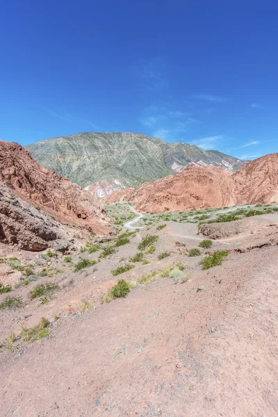 Los colorados w mieście purmamarca, jujuy, Argentyna. — Zdjęcie stockowe