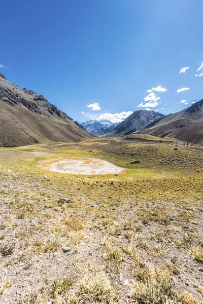 Aconcagua, nas montanhas dos Andes em Mendoza, Argentina . — Fotografia de Stock