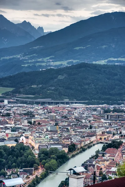 Nordkette berg i Tyrolen, innsbruck, Österrike. — Stockfoto