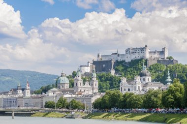 salzburg, Avusturya ile yoluna partnerliğindeki Nehri