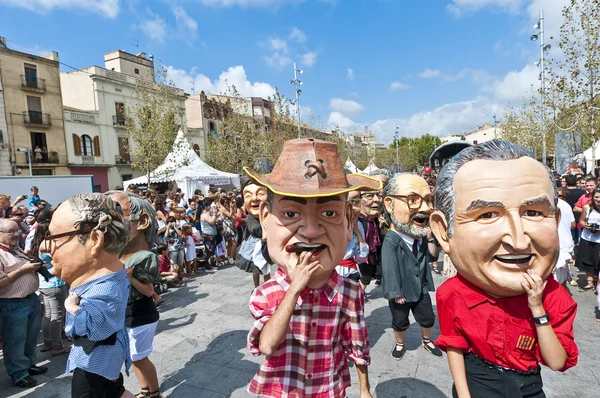 Cercavila festa major vilafranca del Penedès — Zdjęcie stockowe