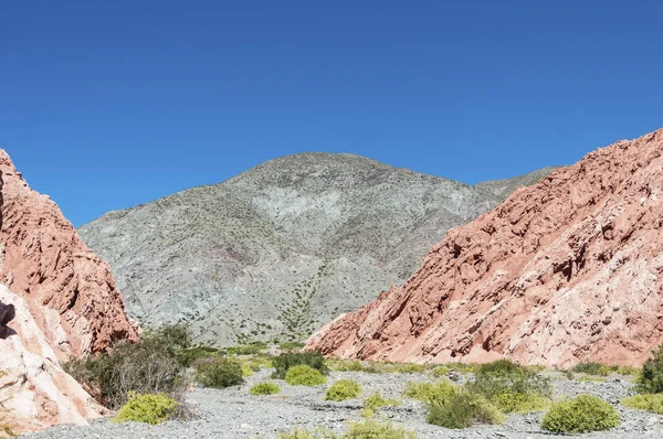 Los colorados w mieście purmamarca, jujuy, Argentyna. — Zdjęcie stockowe