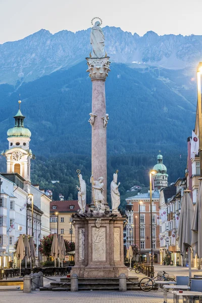 Saint anne kolumna w innsbruck, austria. — Zdjęcie stockowe