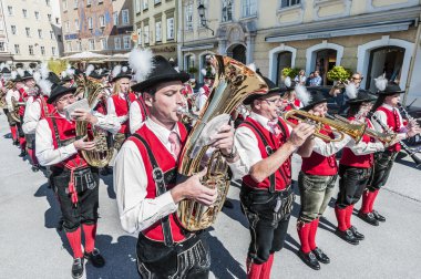 Salzburger dult festzug, salzburg, Avusturya