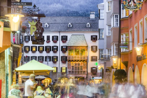 O telhado dourado em Innsbruck, Áustria . — Fotografia de Stock