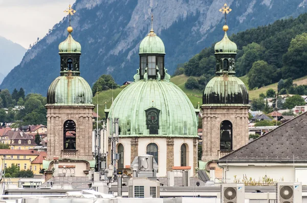 Katedra Świętego Jakuba w innsbruck, austria. — Zdjęcie stockowe
