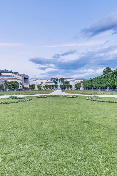 Mirabell κήπο (mirabellgarten) στο Σάλτσμπουργκ, Αυστρία — Φωτογραφία Αρχείου