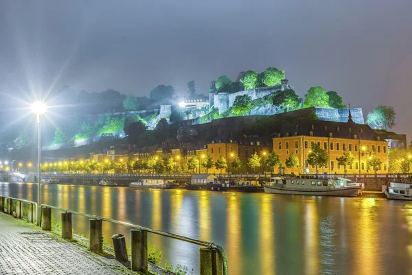 Rio Meuse em Namur, Bélgica — Fotografia de Stock