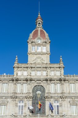 coruna belediye binası içinde bir coruna, İspanya.