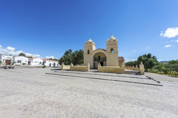 Molinos kerk op route 40 in salta, Argentinië. — Stockfoto