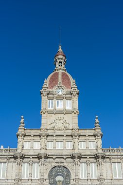 coruna belediye binası içinde bir coruna, İspanya.