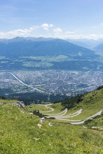 Góry Nordkette w Tyrolu, innsbruck, austria. — Zdjęcie stockowe