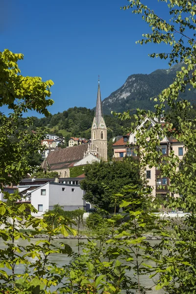 Heilige nikolaus pfarrkirche in innsbruck, österreich — Stockfoto