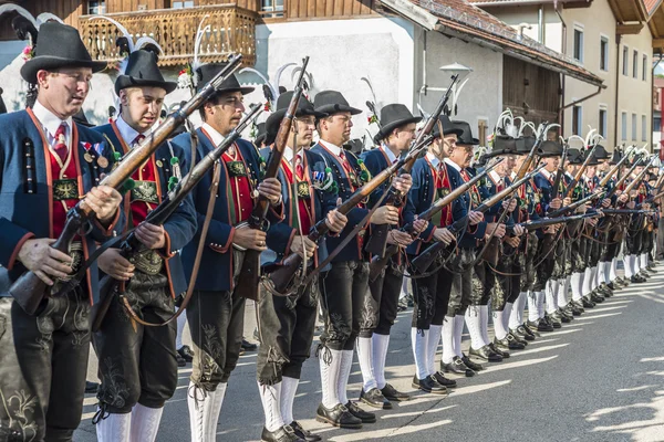 Maria Ascension procession Oberperfuss, Austria. — Stock Photo, Image