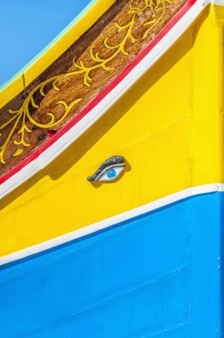luzzu marsaxlokk malta, Horus veya osiris gözlerime