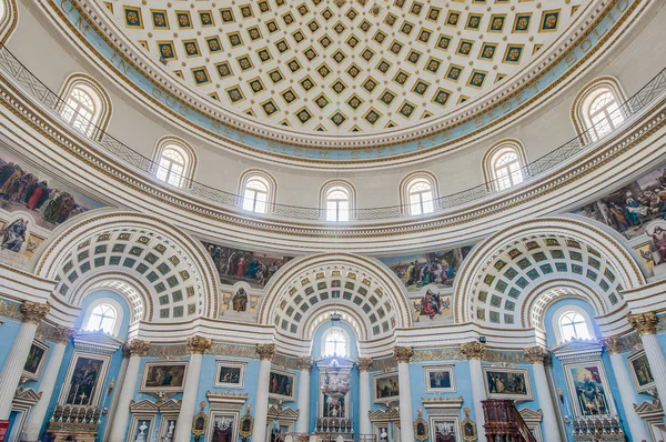 Church Rotunda of Mosta, Malta — Stock Photo, Image