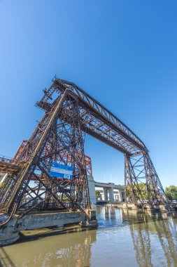 Avellaneda köprü buenos aires, Arjantin.
