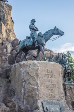 Cerro de la gloria anıt mendoza, Arjantin.