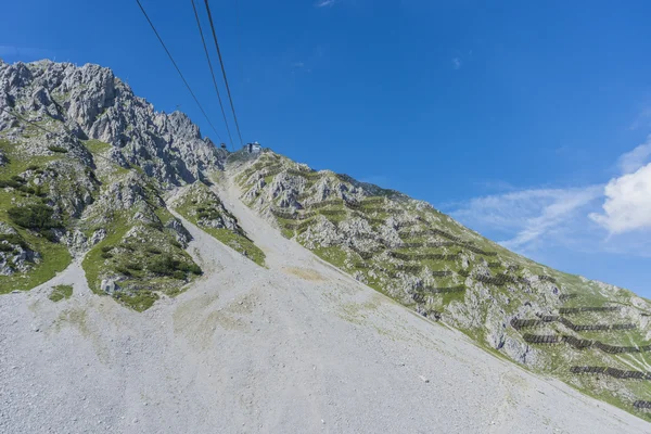 Nordkette berg i Tyrolen, innsbruck, Österrike. — Stockfoto